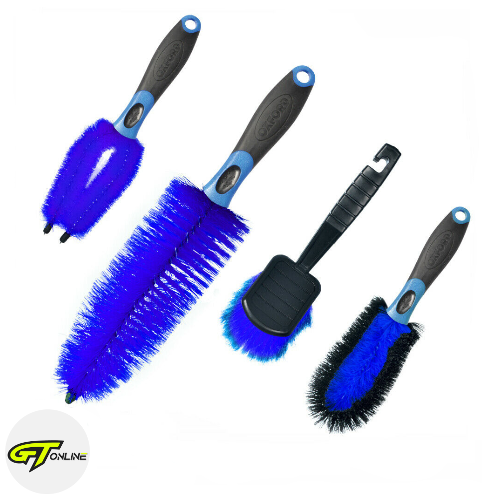 Oxford Brush & Scrub Set OX739 Essential Motorcycle Cleaning Brushes