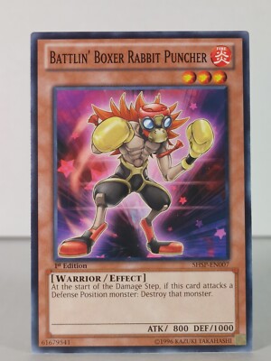 Battlin' Boxer Rabbit Puncher - Shadow Specters SHSP-EN007 - 1st ed - singles