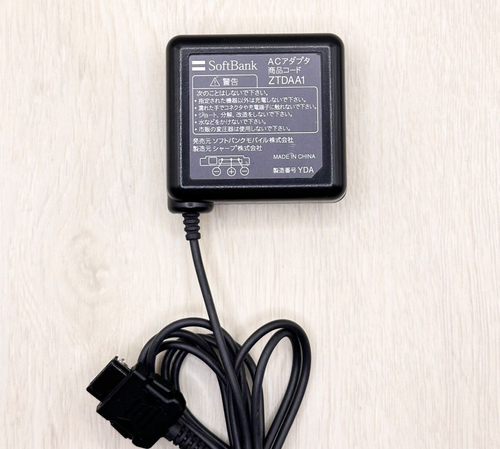 SoftBank ZTDAA1 AC Charger SHARP 902SH 903SH 920SH TOSHIBA 815T BK used - 第 1/4 張圖片
