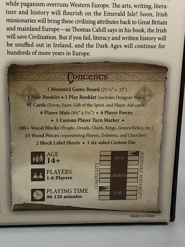 Banish the Snakes Board Game GMT 2022 EUC Solo/Coop Complete St Patrick OOP - Picture 6 of 10