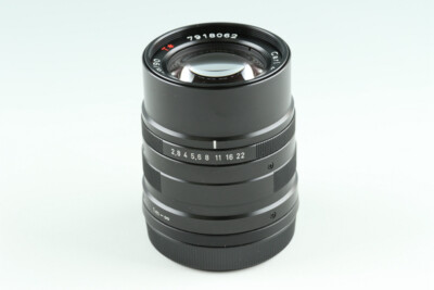 Contax Carl Zeiss Sonnar T* 90mm F/2.8 Black Lens for Contax