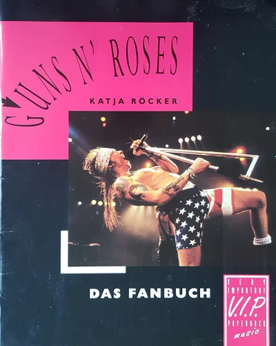 1993 GUNS N' ROSES AUSTRIA FANBOOK + POSTER COLLECTORS ITEM