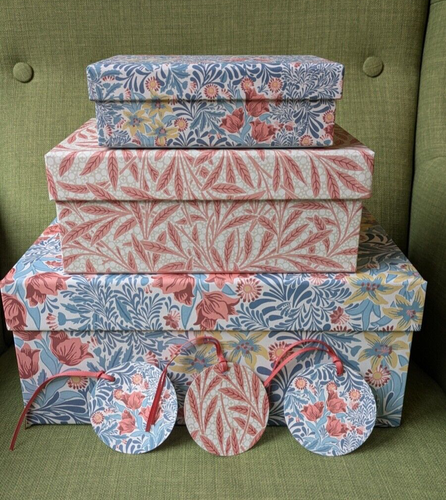 William Morris Schachteln 3er Boxen Set - Bower Dearle von Morris & Co - Bild 2 von 16