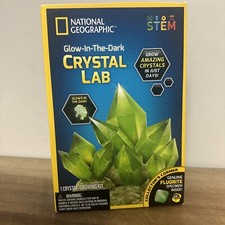 National Geographic Glow-in-the-Dark Crystal Lab Grow Kit - STEM Kids Craft