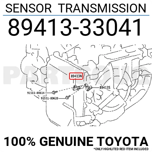8941333041 Genuine Toyota SENSOR TRANSMISSION 89413-33041 | eBay