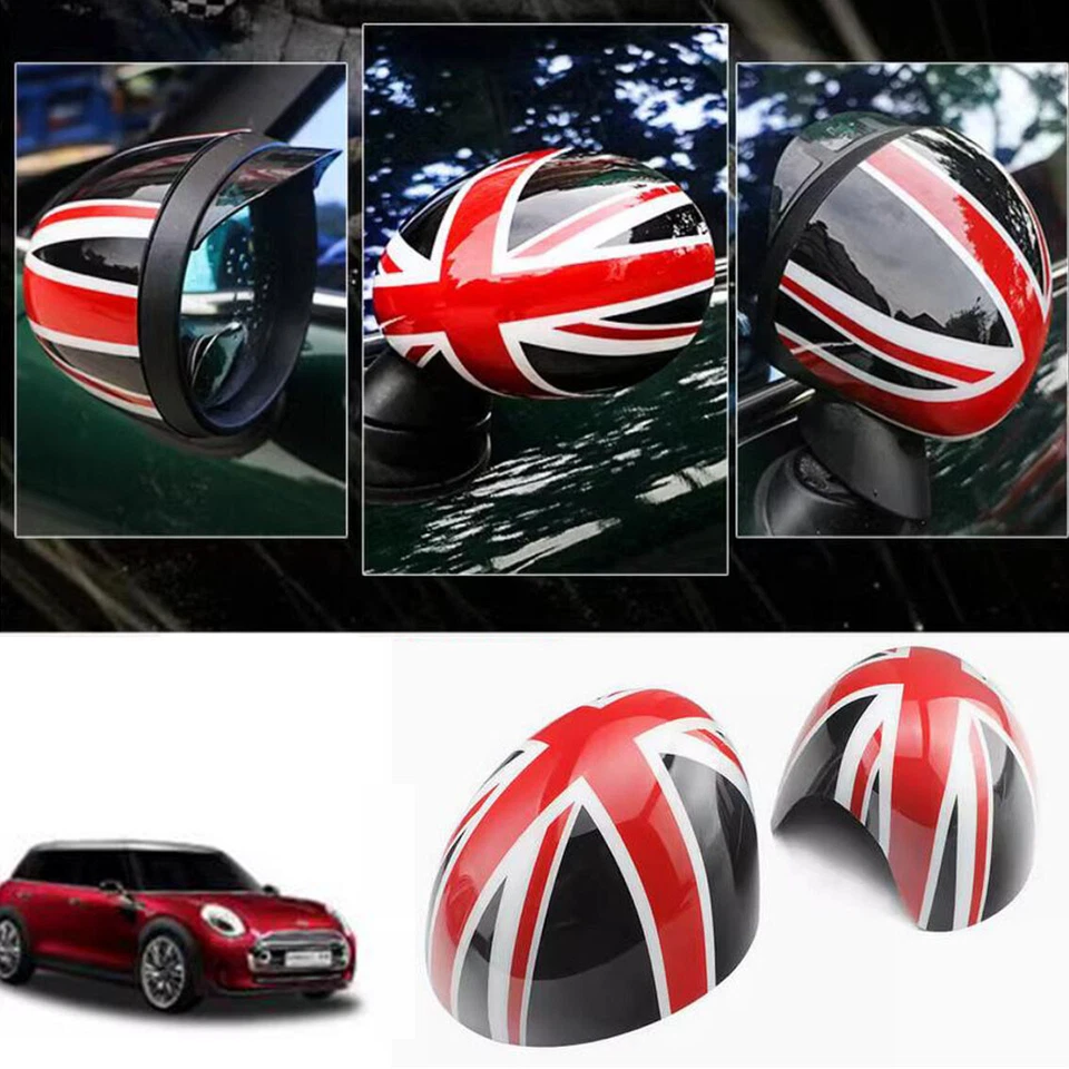 Крышка бокового зеркала с ручным складыванием для MINI Cooper R55 R56 R57 R60 R61 красный черный домкрат - Изображение 2 из 4