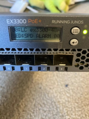 Commutateur Ethernet SFP Gigabyte Juniper Networks EX3300-48P PoE+ 48 ports 4x - Photo 6/6
