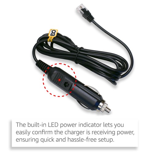 Cable de alimentación de coche para pasaporte de acompañante 8500 X50 9500IX 7500IS Redline 360c MAX360c - Imagen 4 de 5