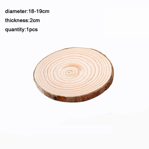 10pcs 20pcs 30pcs Piccolo Legno Ciocco Fetta 3-10 CM Disco Fai da Te Arte Nozze - Foto 7 di 23