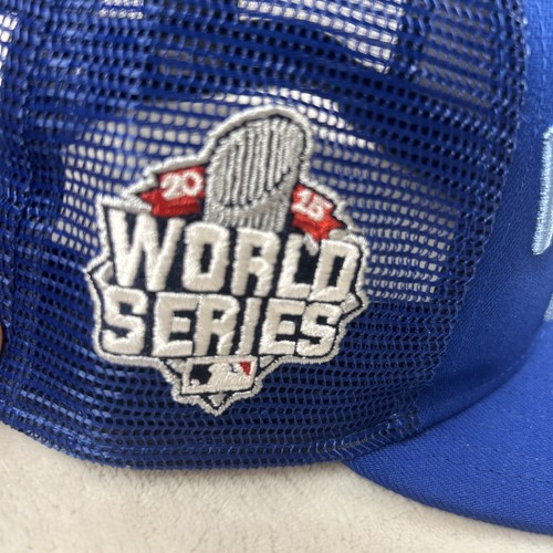 Kanas City Royals Blue 2015 World Series New Era 9FIFTY SnapBack Hat Adjustable - Picture 5 of 10