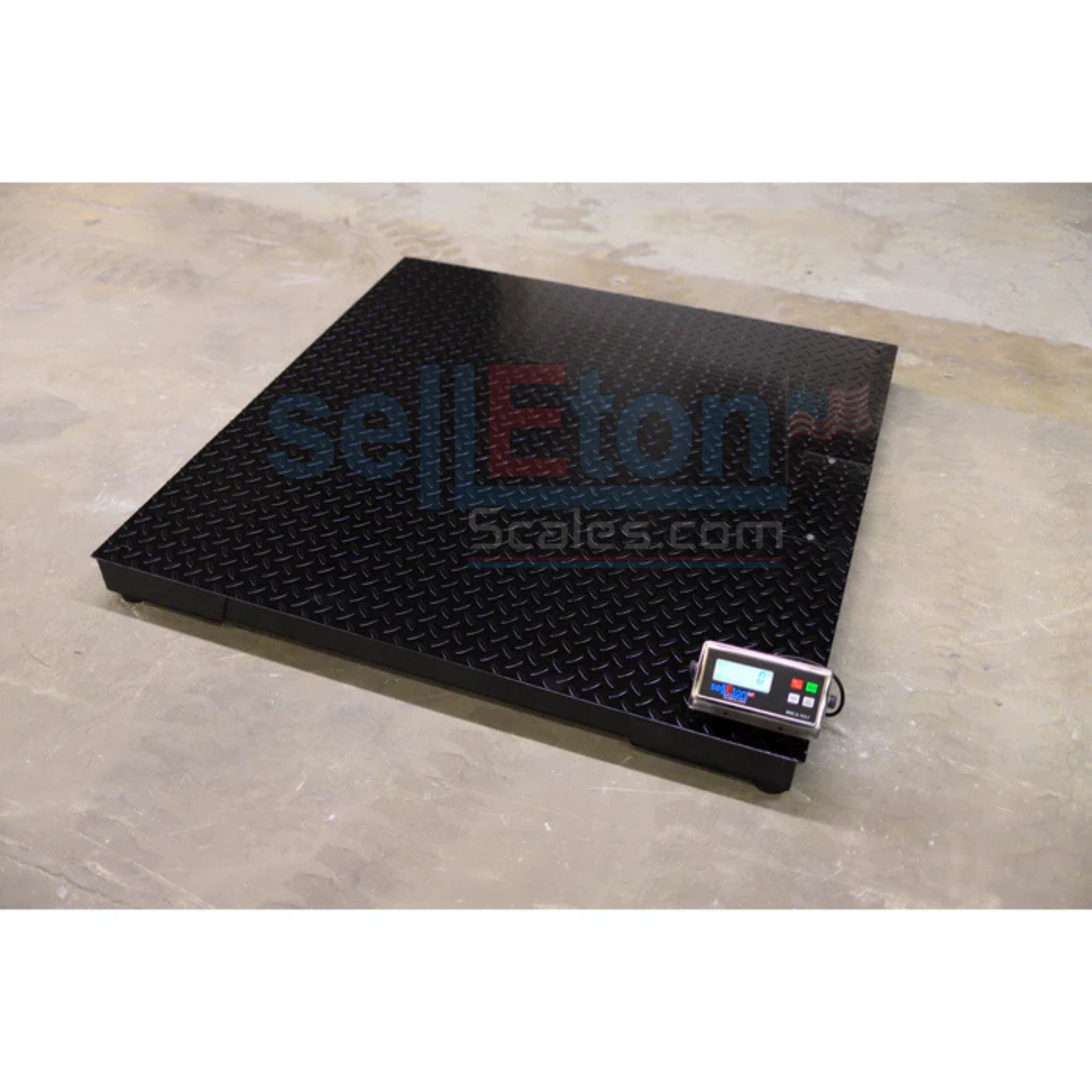 SellEton 36" x 36" Industrial Floor Scale & Indicator With Printer 5000 lbs