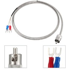 J Type Temperature Sensor Probe Circlip Type Thermocouple 1 Meters Cable