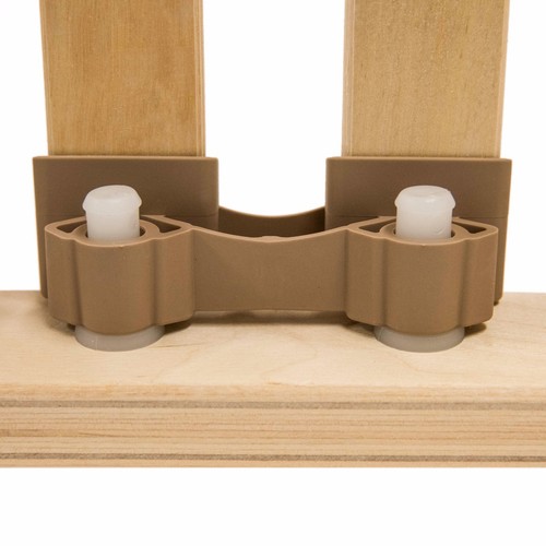 Nevada King 5ft Wooden Slatted Bed Base Frame Sprung Curved Slats - 2 Pieces - Picture 6 of 6