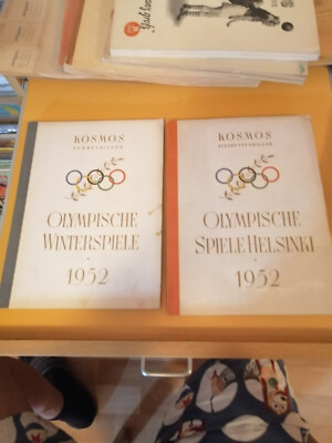 Olympiade 1952 Helsinki+Oslo, 2  kpl. Alben von Kosmos
