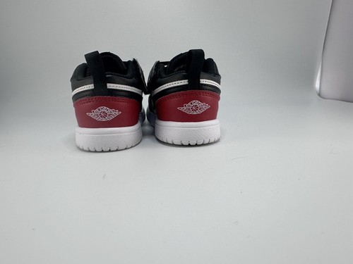 Air Jordan 1 Alt Low Gr. 10c schwarz/rot/weiß leicht zu öffnen - Bild 5 von 8