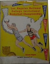 1947 Los Angeles National College Invitational Basketball Championship Program