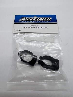 Team Associated 92175 RC10B74 Caster Block Set. 8 Degree