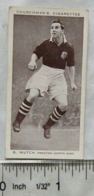 Churchmans Association Footballers No. 1938 31 G. Mutch, Preston North End