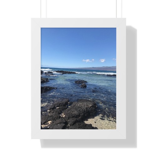 Hawaii Ocean - Framed Vertical Poster - Picture 23 of 37