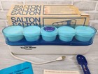 1974 Salton Cosmopolitan Yogurt Maker Milk Glass Cups Model YM-4 Thermostat