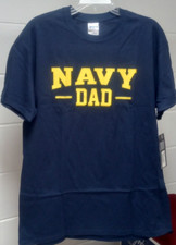 Gildan Men's Licensed T-Shirt U.S. Navy Dad  L  NWT