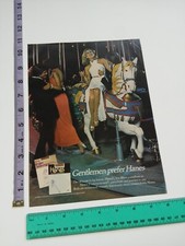 1-page Vintage Clipping - woman long legs carousel pantyhose Hanes Print Ad 70's