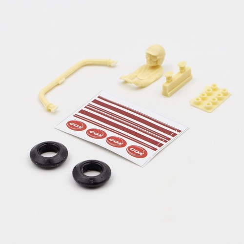 Cox Cucaracha Slot Car Restoration Kit 1:24 Restore Tires Resin Accessories - Picture 2 of 8
