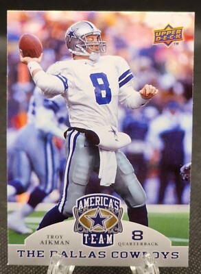 NFL USアメフト Dallas Cowboys TroyAikman '92 2009 Upper Deck Troy Aikman America's Team #92 Dallas Cowboys | eBay