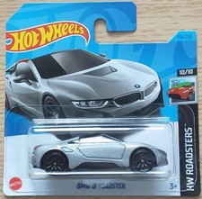 HOT WHEELS 2023 BMW I8 ROADSTER, SILVER, SHORT CARD.