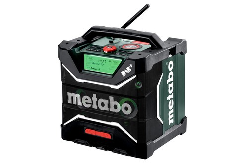 Radio de obra a batería Metabo RC 12-18 32W BT DAB+ con función de carga de batería sin batería - Imagen 11 de 12