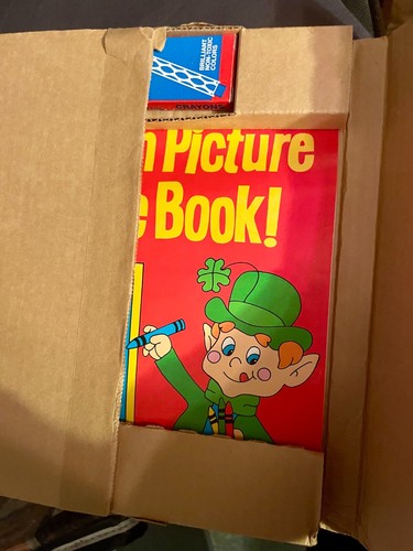 VINTAGE Lucky's Hidden Picture Game Book ***NEW original mailer. - Picture 2 of 7