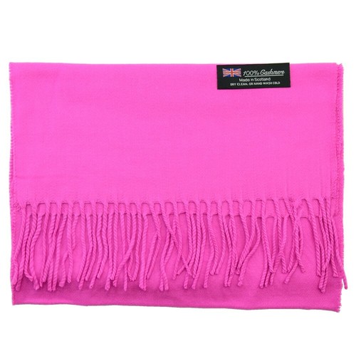 Mens Womens Winter Plain Solid Wool Scotland Made 100% Cashmere Scarf Scarves - Picture 25 of 31