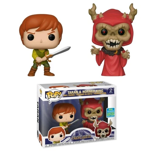 Black Cauldron - Taran & Horned King SDCC 2019 US Exclusive Pop! Vinyl 2-pack...