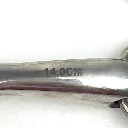 5,5" Shires Kupfer Komfort Raute verbunden Bordstein Bit, EUC - Bild 3 von 5