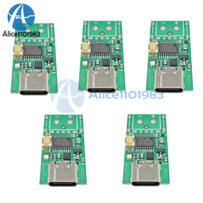 5PCS ZY12PDN Type-C PD 2.0 3.0 to DC USB Decoy QC Charge Trigger Detector