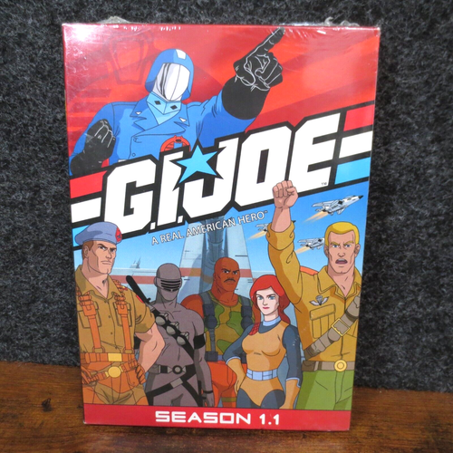 GI Joe Real American Hero Season 1.1 DVD (4 Disc Set 2009) Hasbro