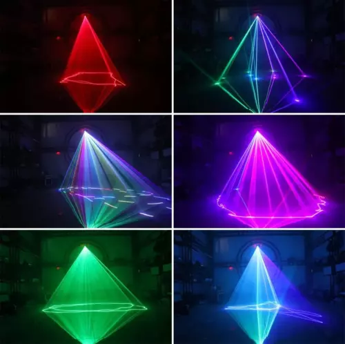 500mW DMX RGB LED Laser Beam Scanner Projector DJ Disco Party Stage Laser Lights - Picture 16 of 23