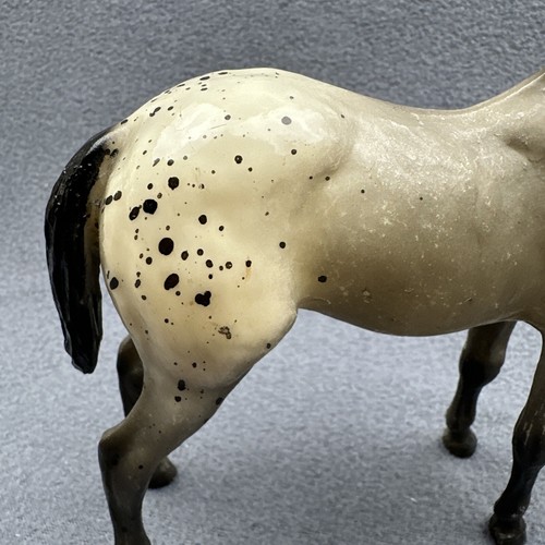 Vintage Breyer Standing Stock Horse Foal #234 Grey Blanket Appaloosa Semigloss - Picture 11 of 20