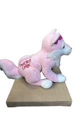 Great Wolf Lodge Large Girl PINK WOLF Stuffed Toy 17" Souvenir