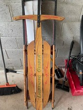 Lightning Guider Metal Rail Sled Wood 53"