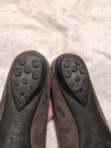 Paul Green München graue Wildleder Damen Halbschuhe Größe 8,5 Fahren - Bild 6 von 8
