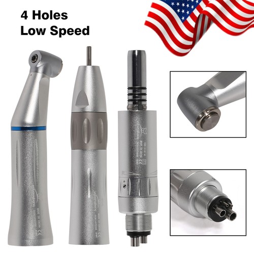 Dental Low Speed Contra Angle Straight Handpiece Air Motor 4 Hole Inner Fit KAVO - Picture 31 of 40