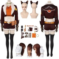 Doreen Green Squirrel Girls Cosplay Costume Coat Jacket Squirrel Tail Headband