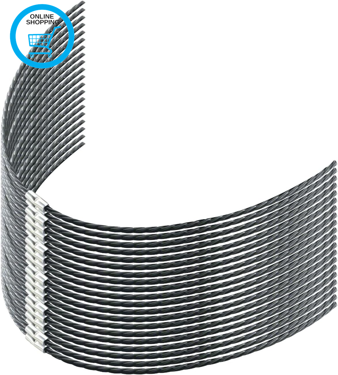 20 Pieces F016800431 Replacement Trimmer Line for Bosch AFS 23 to 37 Brush Cutte