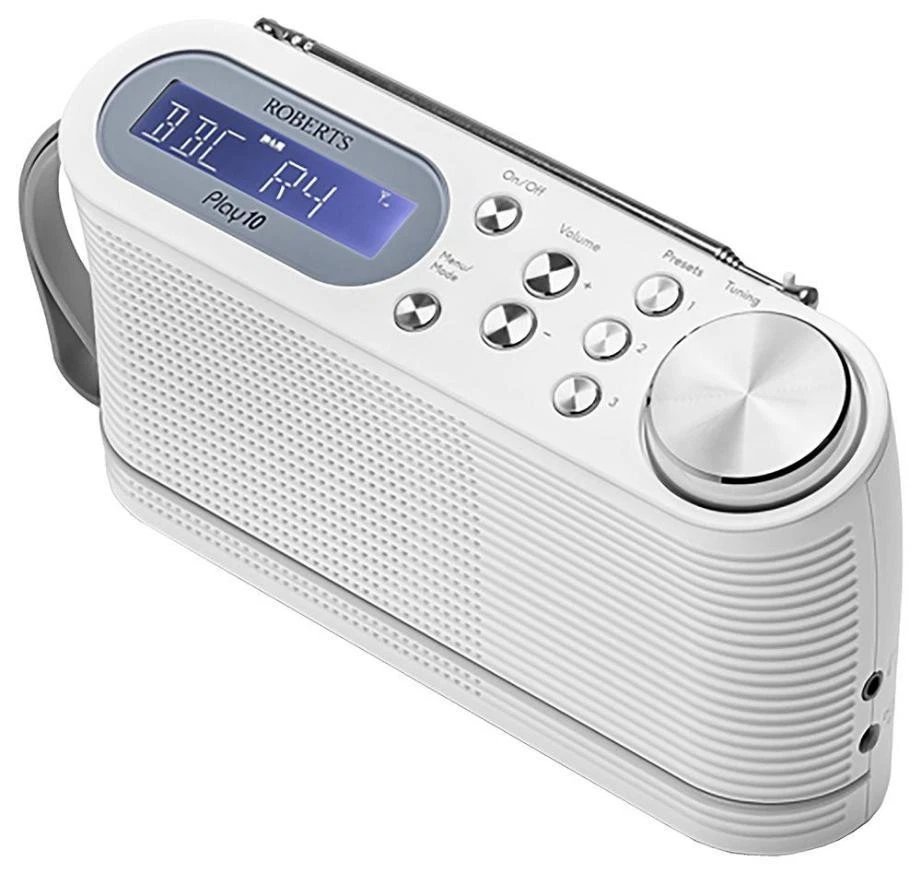 Play 10 Portable DAB / DAB+ / FM Radio, White - PLAY10WH - Image 2 of 4