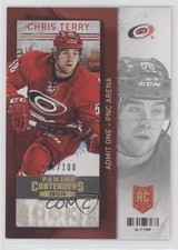 2013 Panini Playoff Contenders Rookie Gold 17/100 Chris Terry (Red Jersey) 0o5t