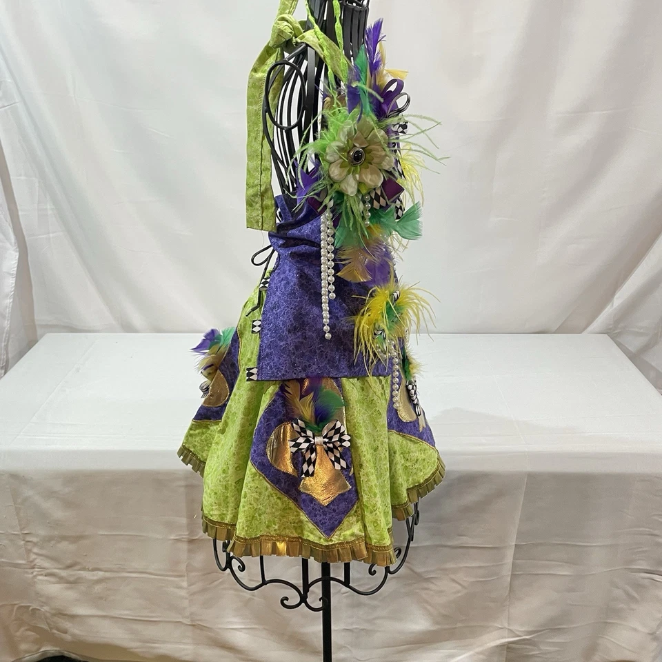 Handmade Mardi Gras Outfit Costume Child Youth Sized See Photos And Details - Image 2 of 4