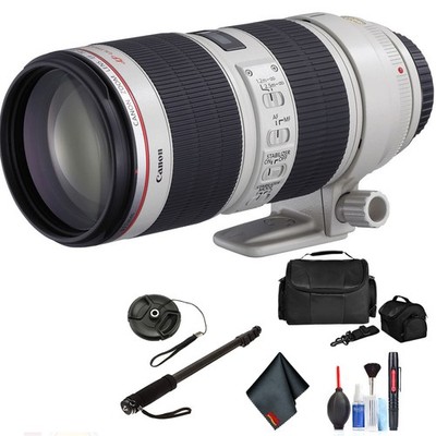 Canon EF 70-200mm F/4L is Ii USM Lens for Canon 6D, 5D Mark