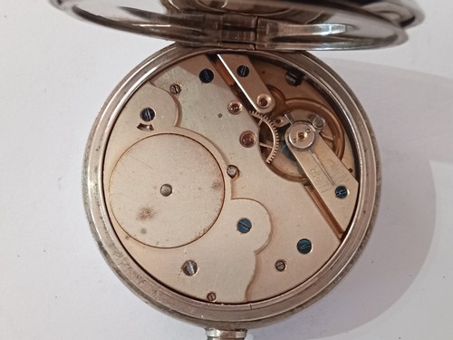 c.1910-20 GENTS GOOD QUALITY 8-DAY POCKET WATCH GOOD CONDITION RUNS BUT STOPPING - Picture 7 of 13