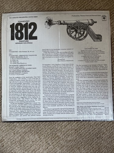 Tchaikovsky 1812 Overture NM Serenade For Strings Eugene Ormandy Philadelphia - Picture 2 of 4